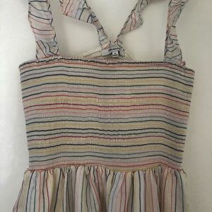 Multicolored Madewell Summer Dress Size M